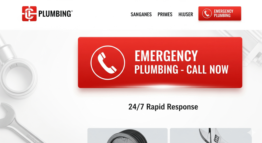 Emergency Call Buttons on Plumber Sites: Design That Works