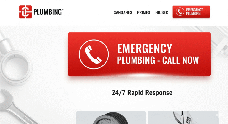 Emergency Call Buttons on Plumber Sites: Design That Works