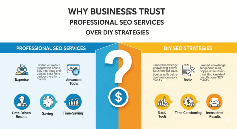 Why Businesses Trust Professional SEO Services Over DIY Strategies