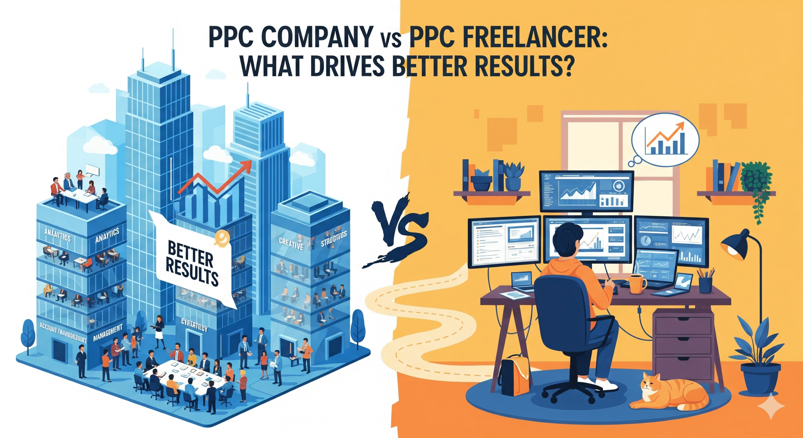 PPC Company vs PPC Freelancer: What Drives Better Results?
