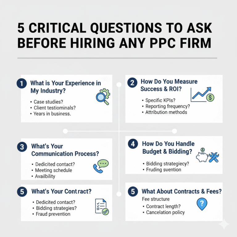 5 Critical Questions to Ask Before Hiring Any PPC Firm