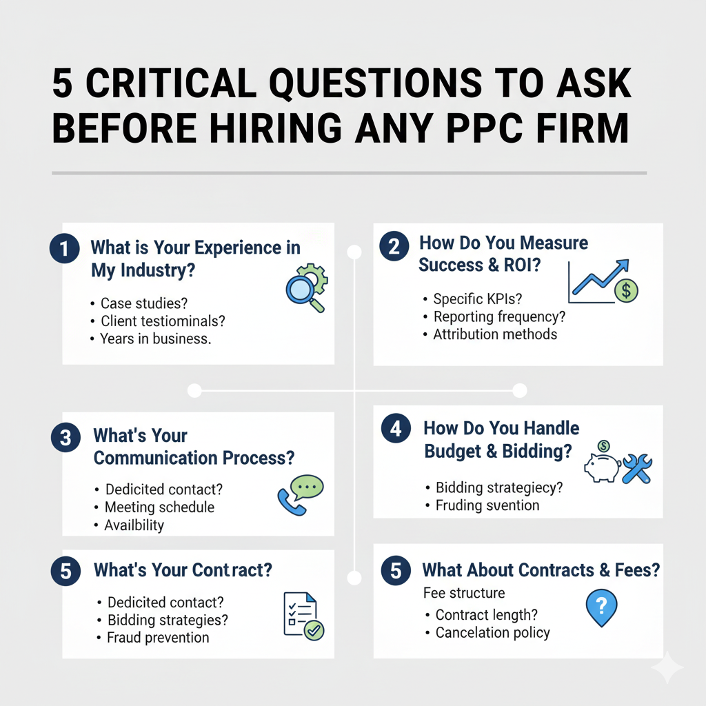 5 Critical Questions to Ask Before Hiring Any PPC Firm