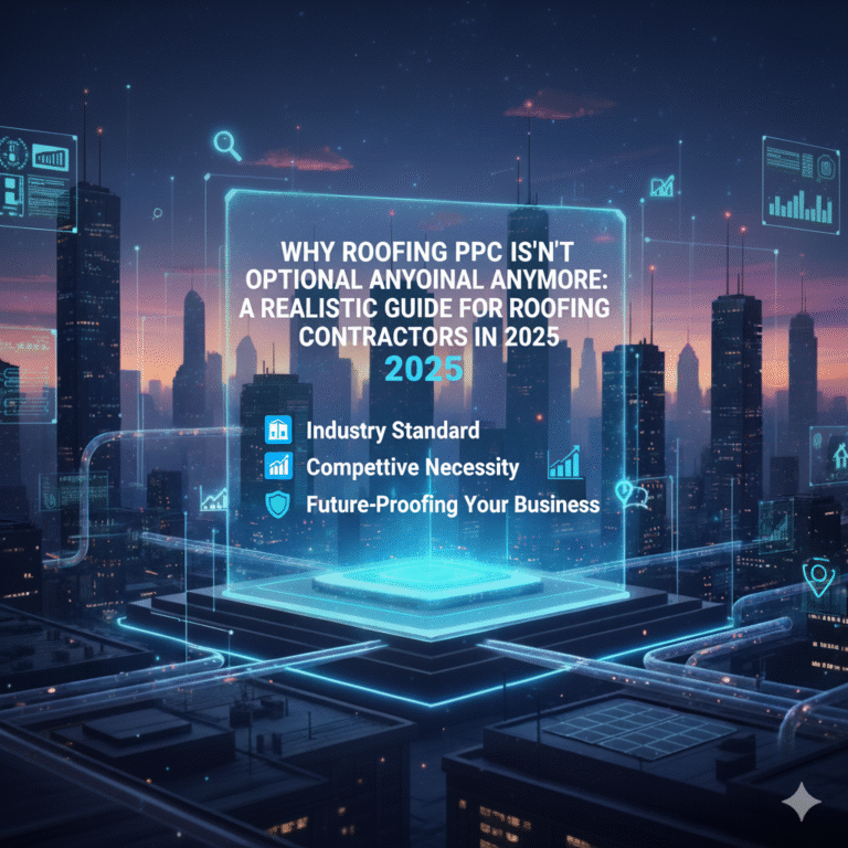 Why Roofing PPC Isn’t Optional Anymore: A Realistic Guide for Roofing Contractors in 2025