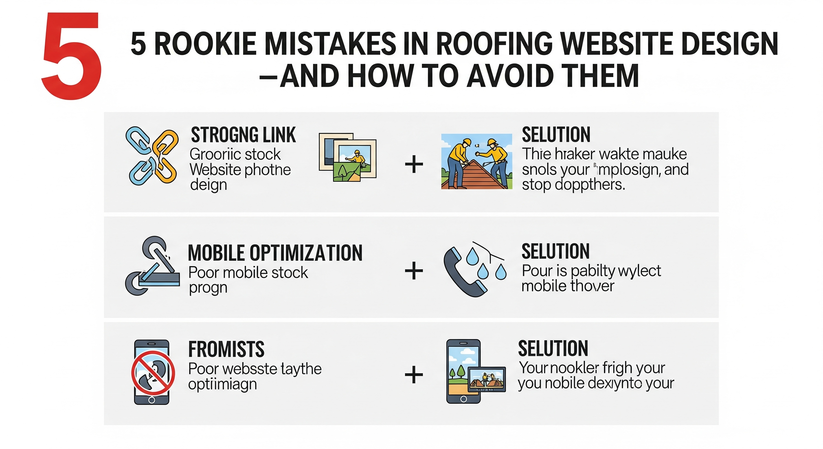 5 Rookie Mistakes in Roofing Website Design—and How to Avoid Them