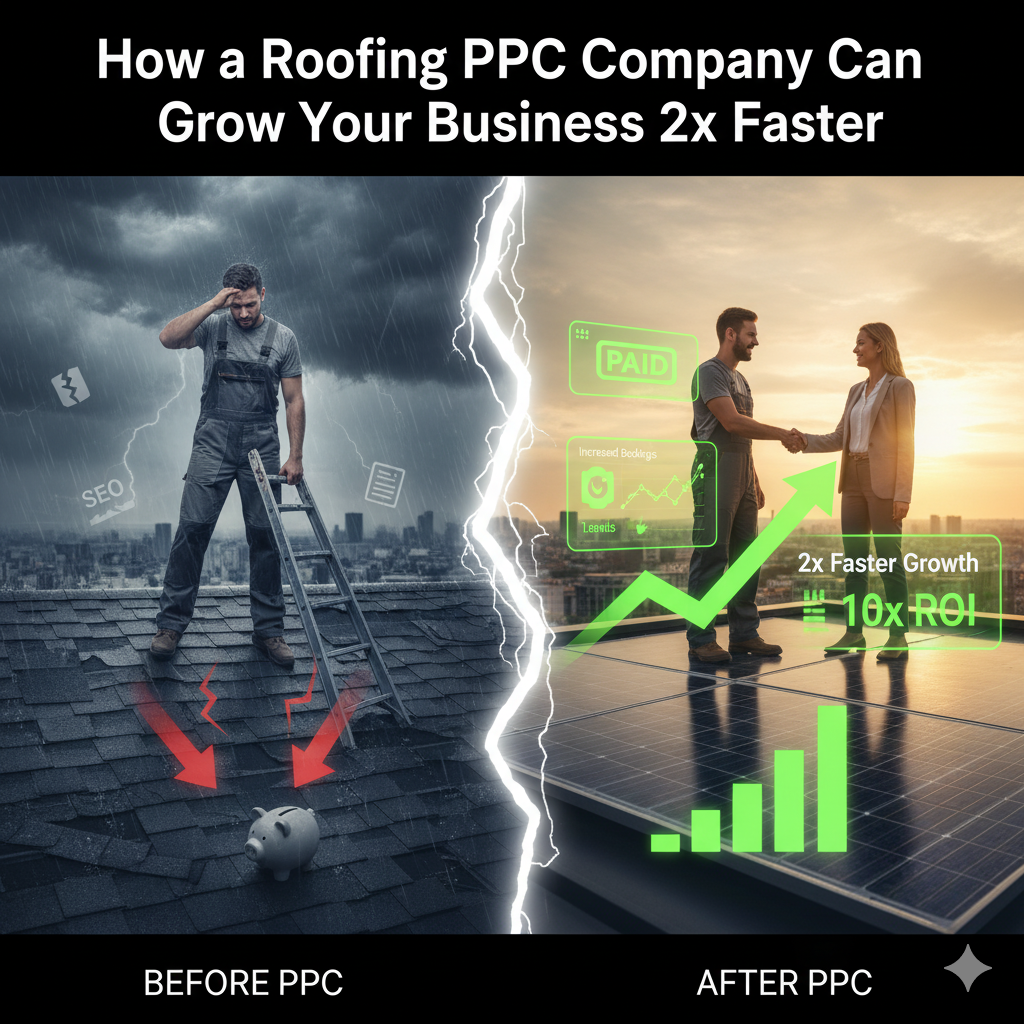 How a Roofing PPC Company Can Grow Your Business 2x Faster