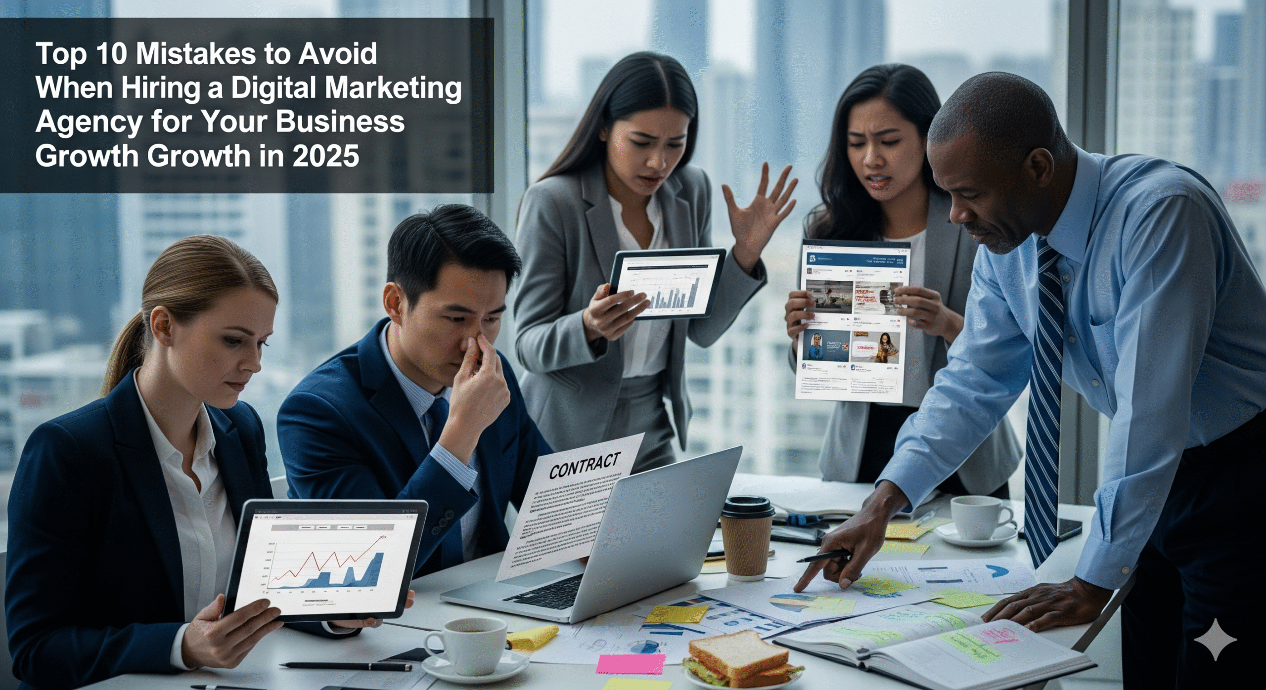 Top 10 Mistakes to Avoid When Hiring a Digital Marketing Agency for Your Business Growth in 2025