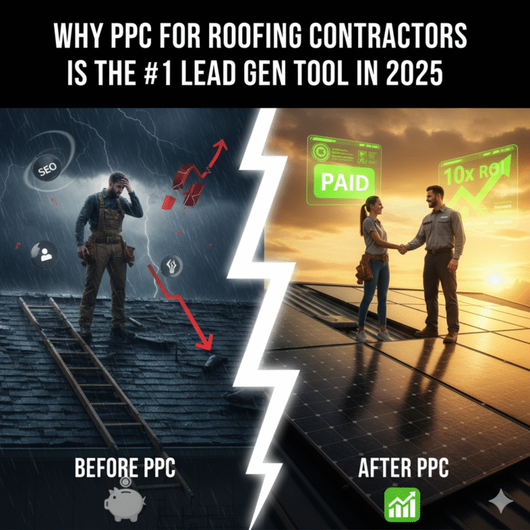 Why PPC for Roofing Contractors Is the #1 Lead Gen Tool in 2025