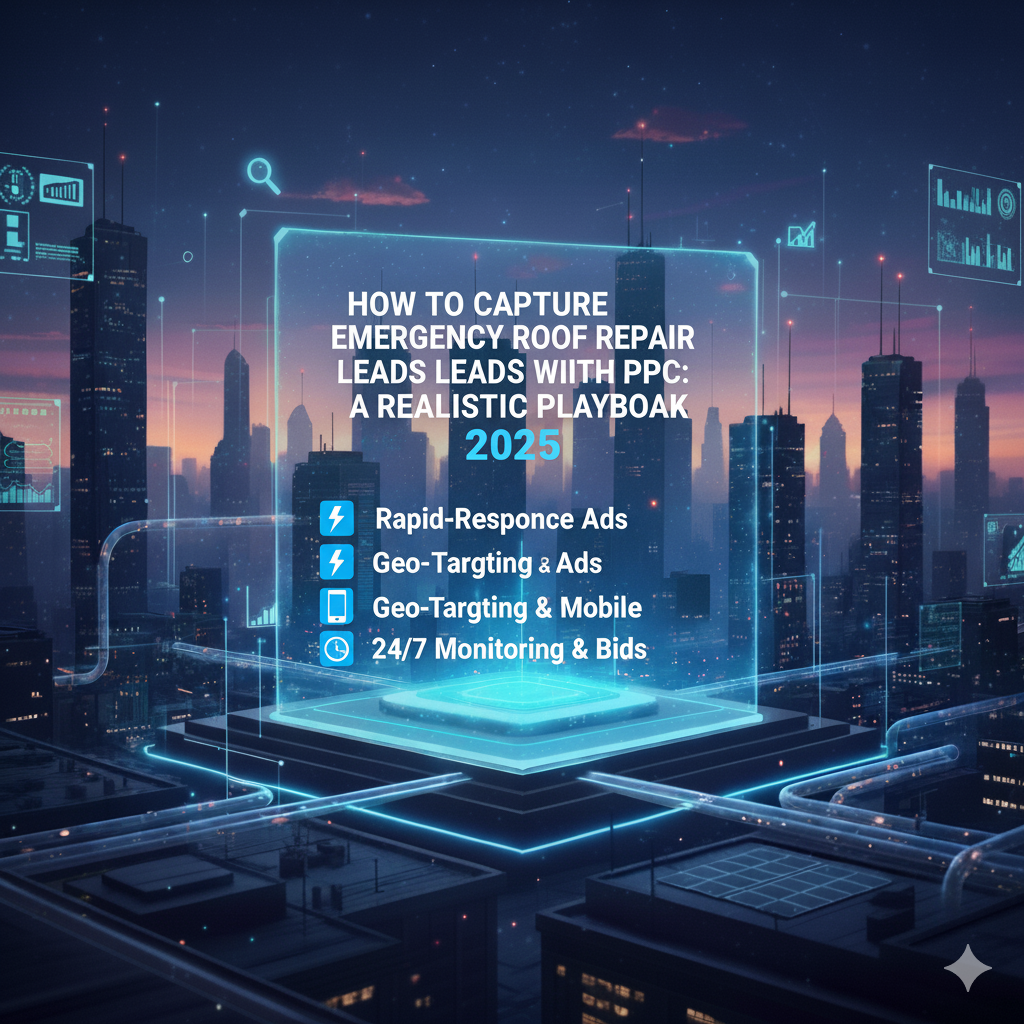 How to Capture Emergency Roof Repair Leads with PPC: A Realistic Playbook