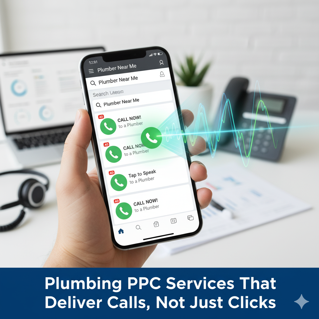 Plumbing PPC Services That Deliver Calls, Not Just Clicks