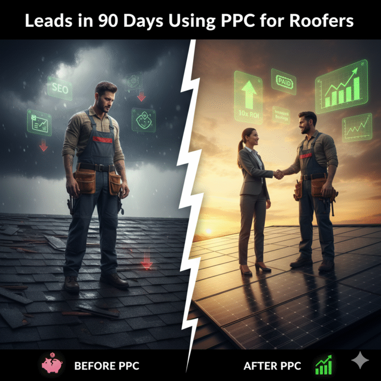 3× Leads in 90 Days Using PPC for Roofers