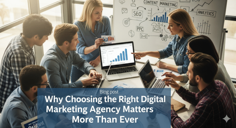Why Choosing the Right Digital Marketing Agency Matters More Than Ever