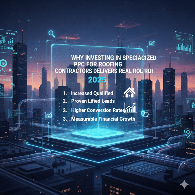 Why Investing in Specialized PPC for Roofing Contractors Delivers Real ROI