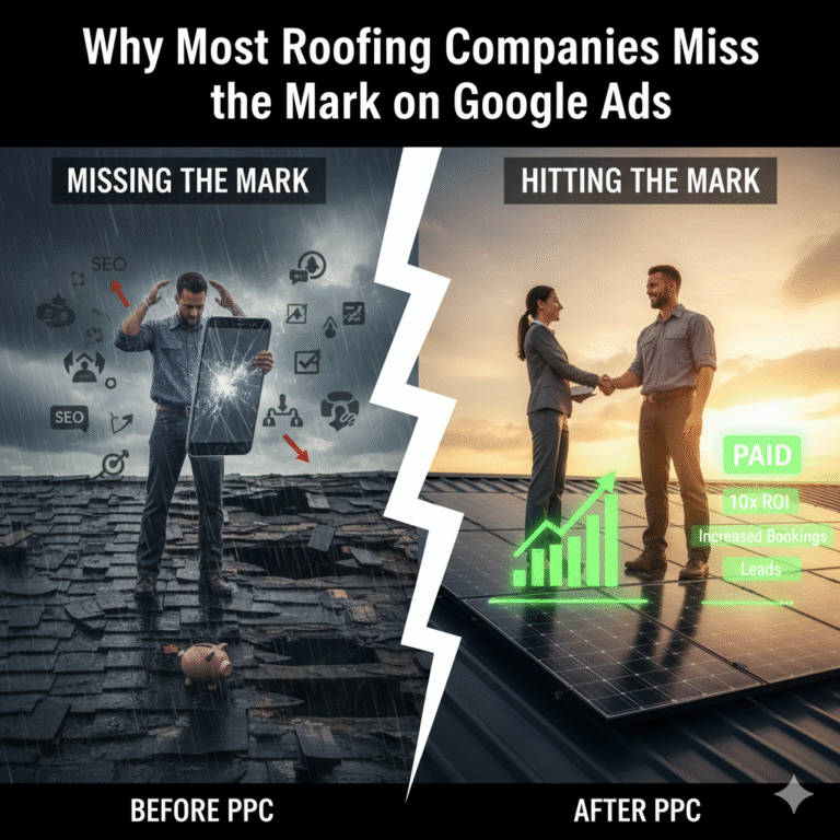 Why Most Roofing Companies Miss the Mark on Google Ads