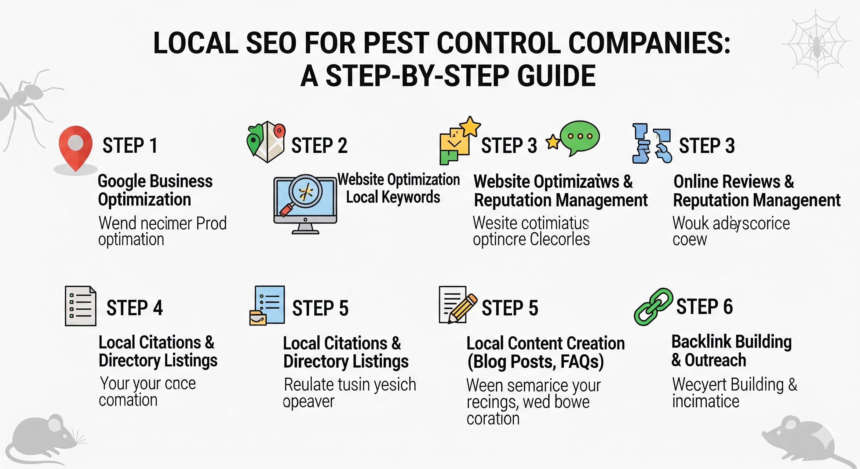 Step-by-Step Guide to Local SEO for Pest Control Companies