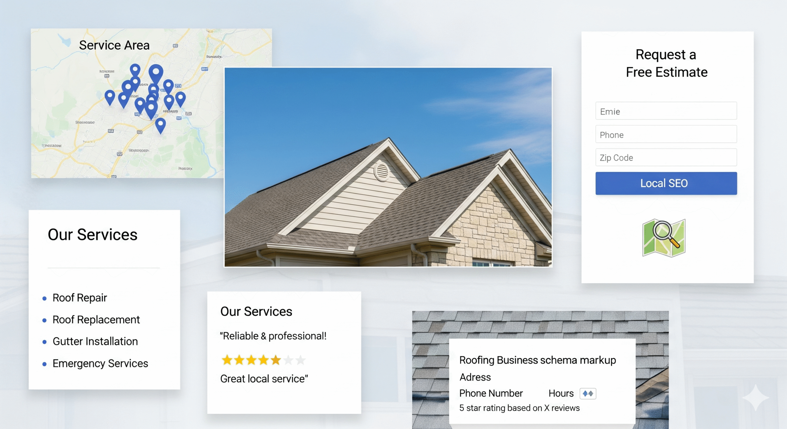 Roofing Website Elements That Drive Nearby Traffic
