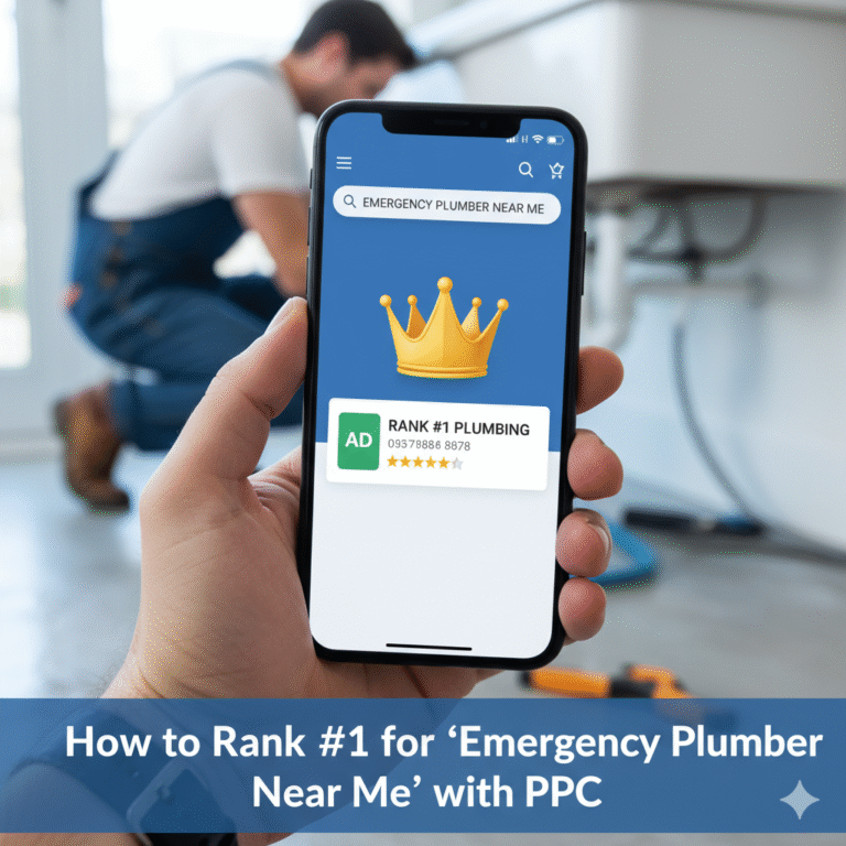 How to Rank #1 for “Emergency Plumber Near Me” with PPC