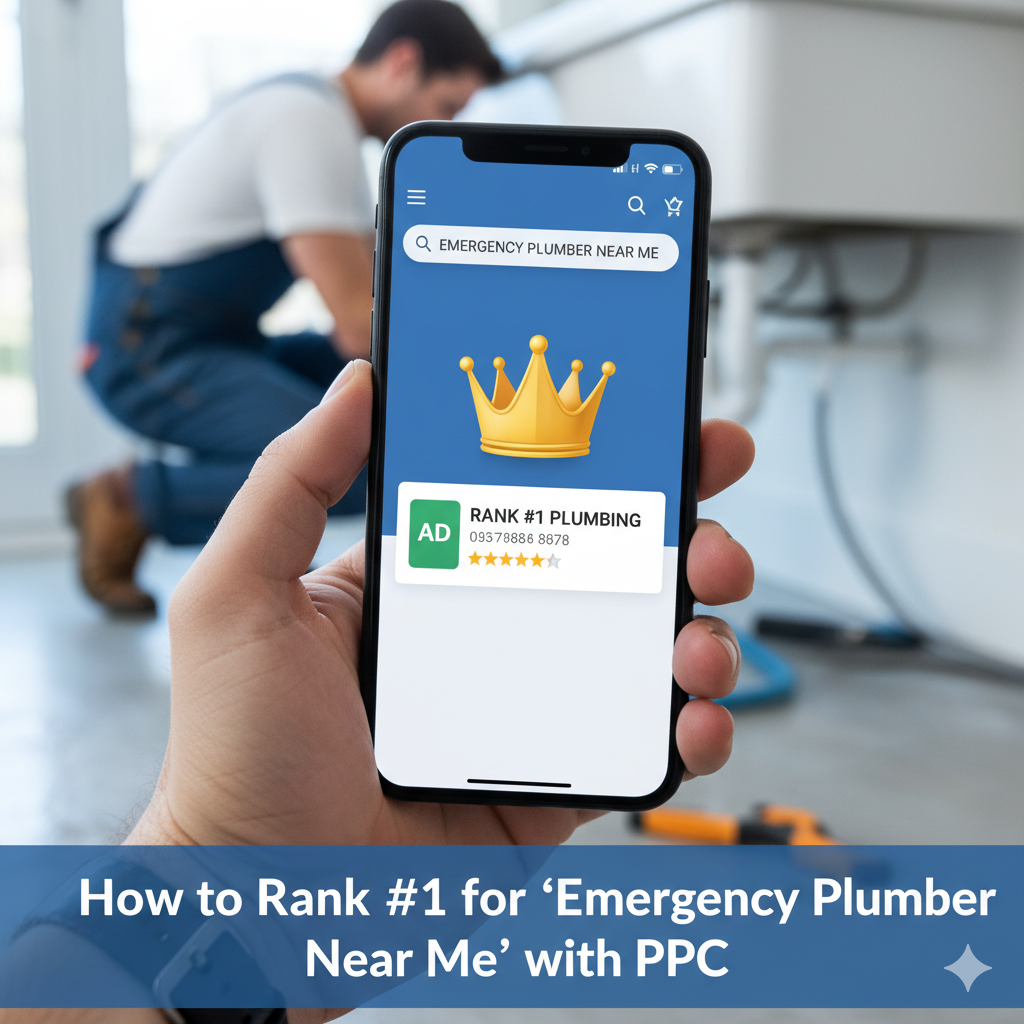 How to Rank #1 for “Emergency Plumber Near Me” with PPC