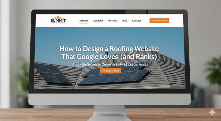 How to Design a Roofing Website That Google Loves (and Ranks)