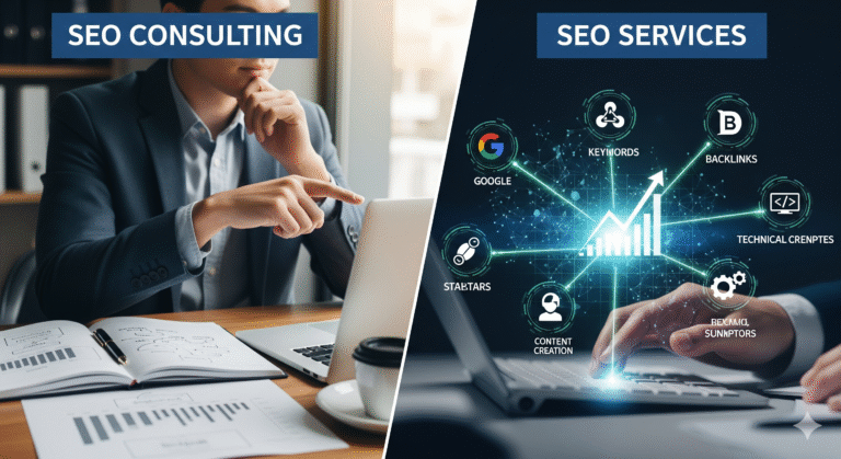 SEO Consulting vs. SEO Services: What’s the Difference?