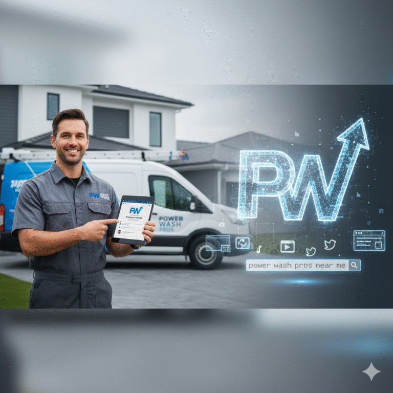 Online Branding for Pressure Washing Pros: A Step-by-Step Guide to Building a Powerful Online Presence for Your Business