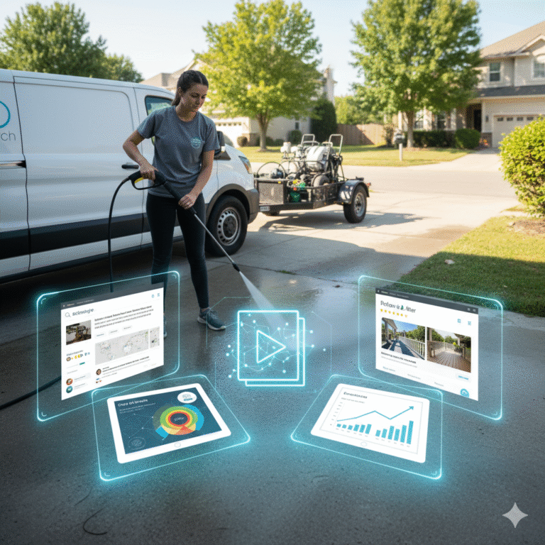 How Small Pressure Washing Companies Are Dominating Online: The Digital Playbook That Levels the Playing Field