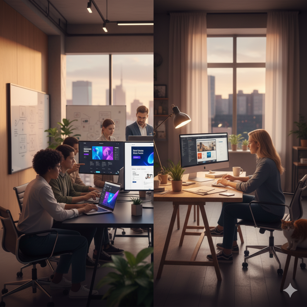 Web Design Agency vs. Freelance Designer — Which Is Better?