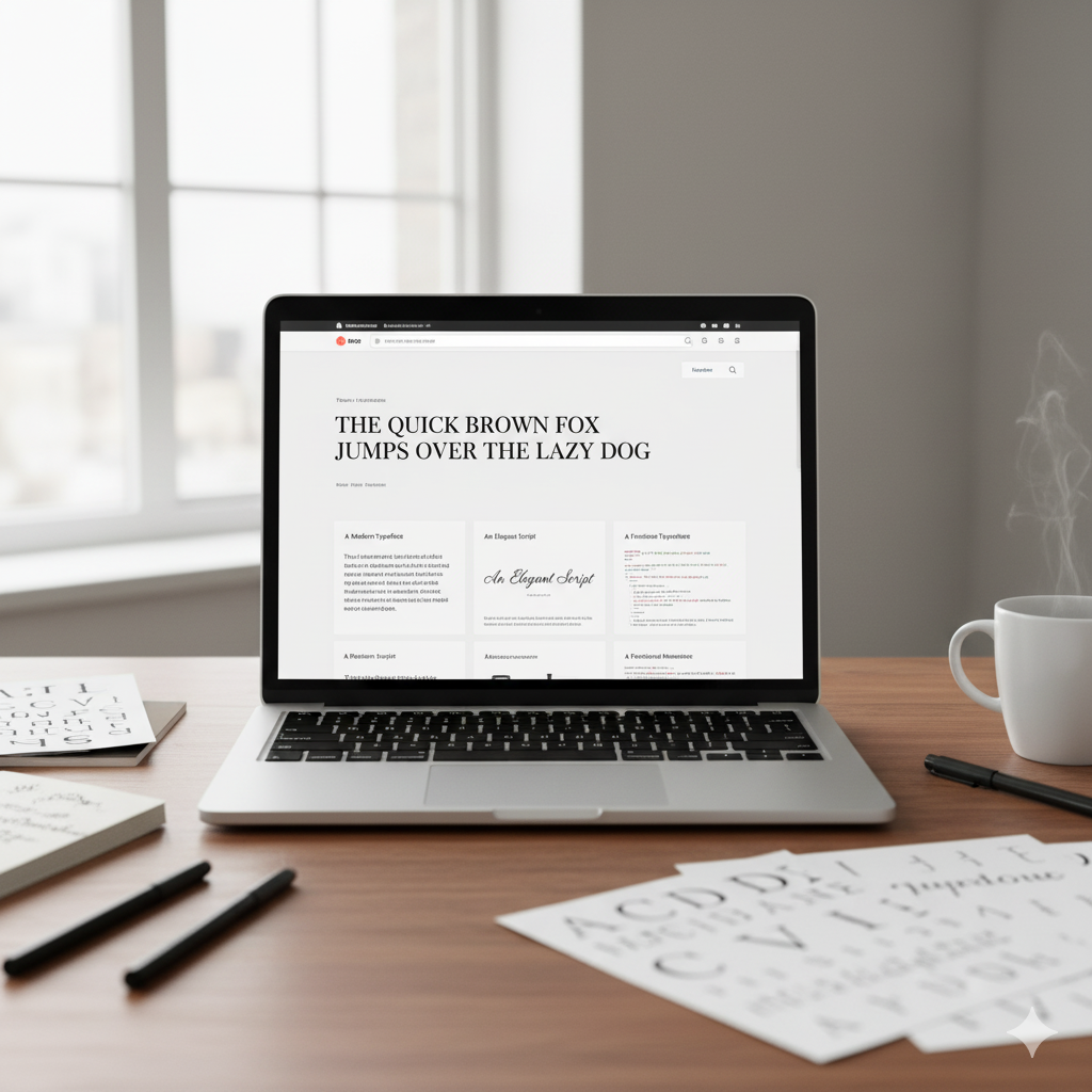 How Typography Shapes the Look of a Website