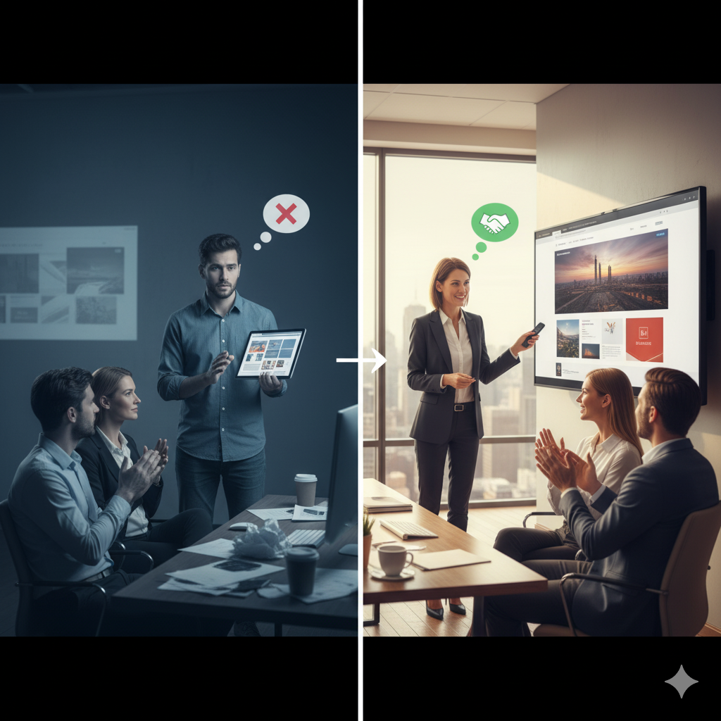 How to Present Web Design Projects to Clients Professionally