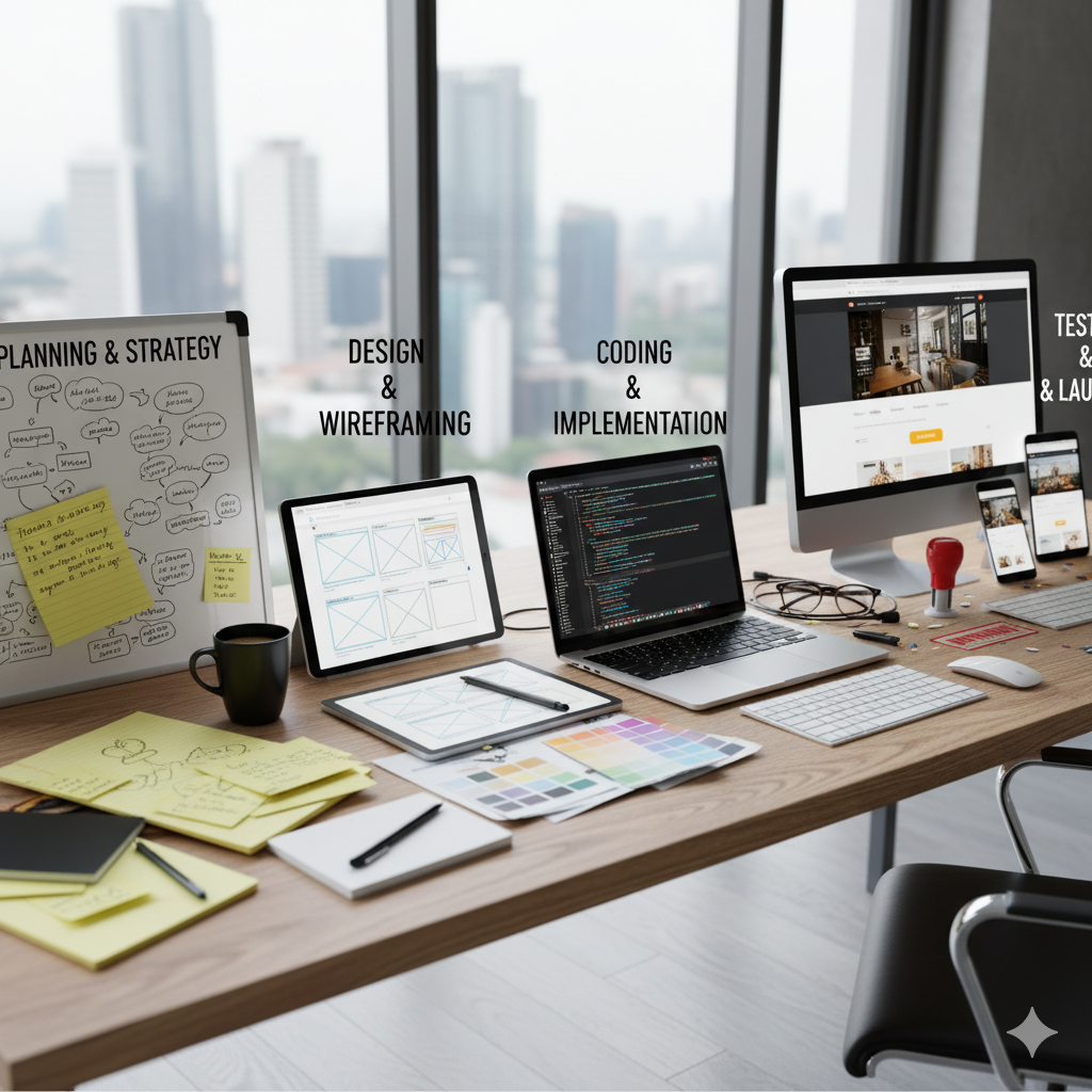 The Step-by-Step Process of Website Design and Development