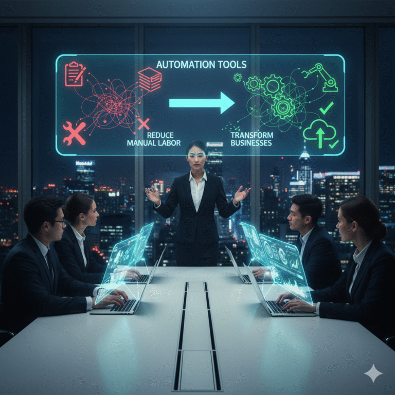 How Automation Tools Reduce Manual Labor and Transform Modern Businesses