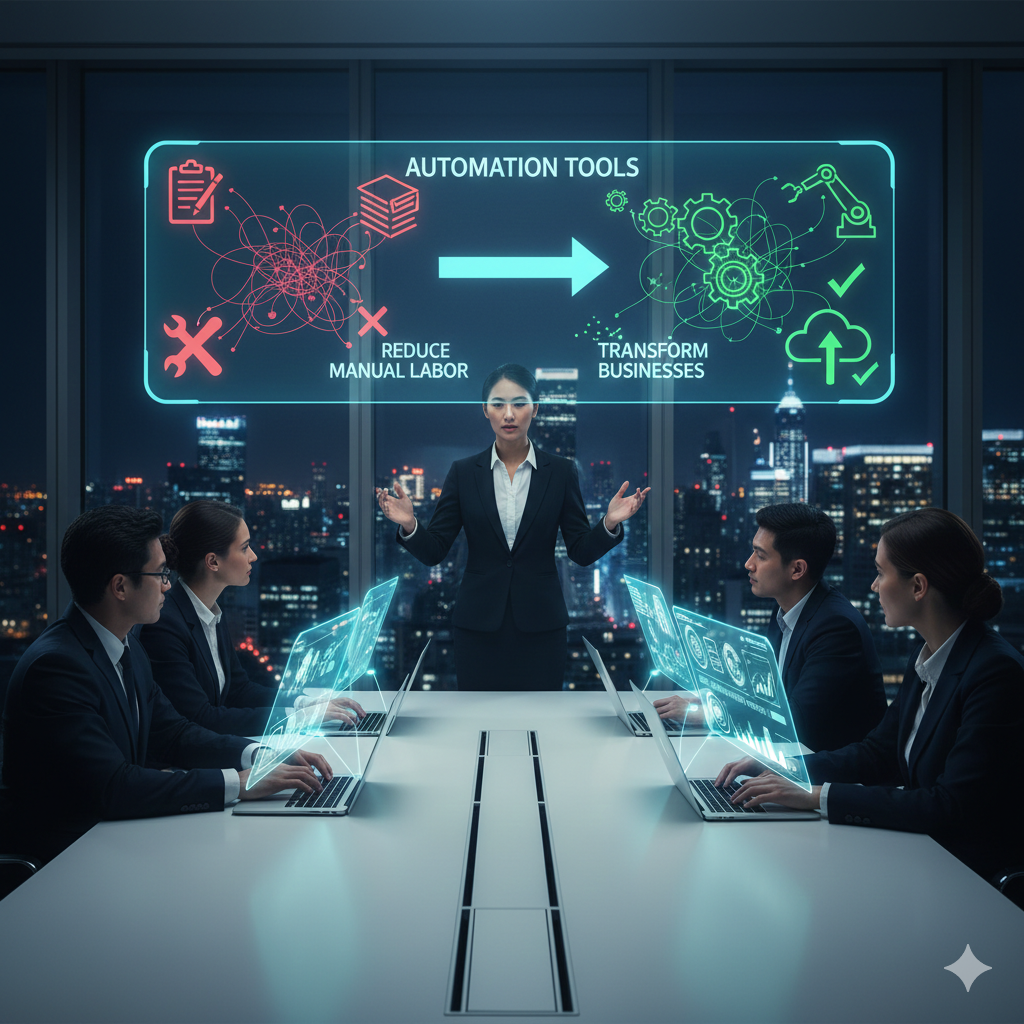 How Automation Tools Reduce Manual Labor and Transform Modern Businesses