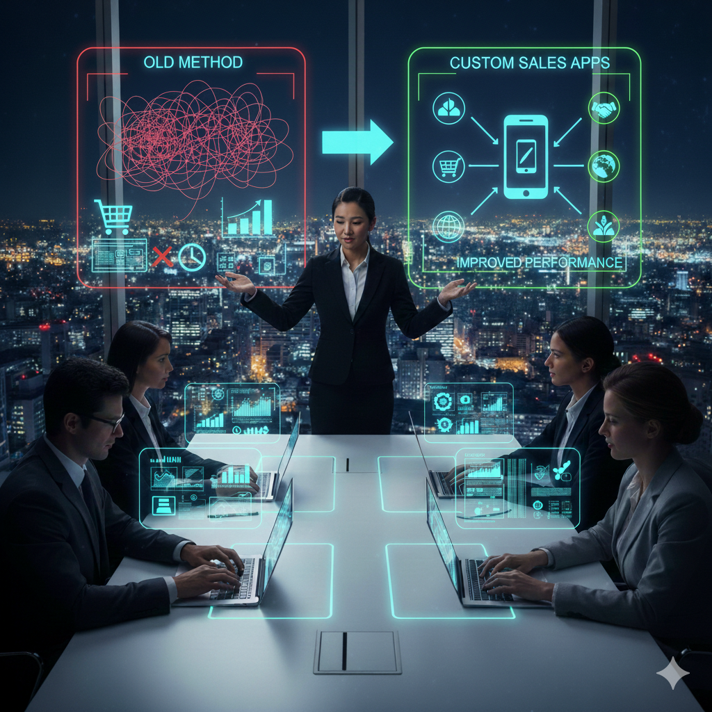How Custom Sales Apps Improve Performance